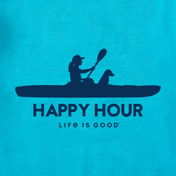 Life is Good Women's Crusher Vee - Happy Hour Kayak