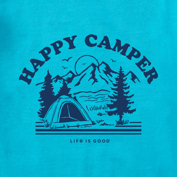 Life is Good Women's Crusher Tee - Happy Camper