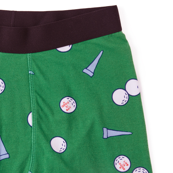 Life is Good Men's Boxer Brief - Golf Ball Pattern