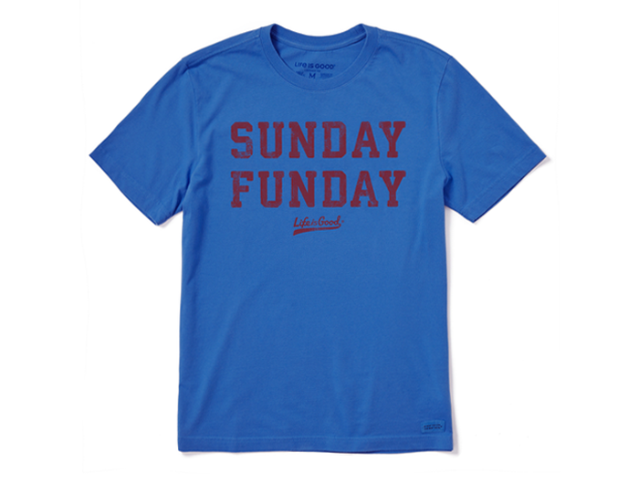 Life Is Good Men's Crusher Lite Tee - Sunday Funday Athletic