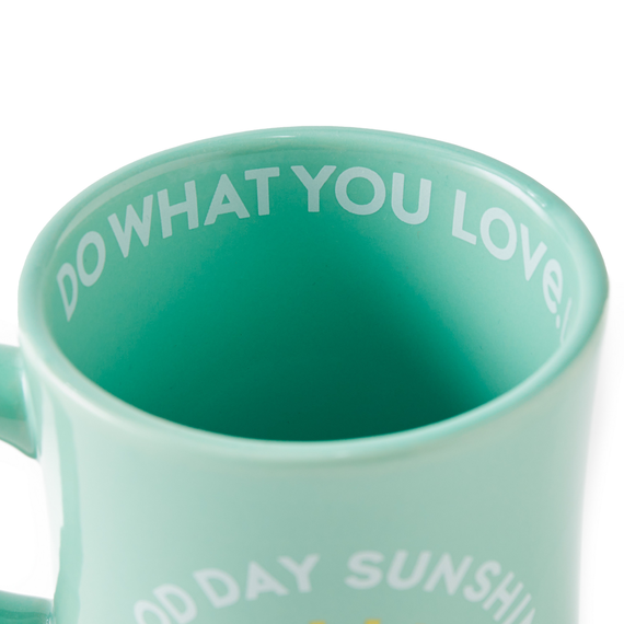 Life is Good Diner Mug - Good Day Sunshine Icon