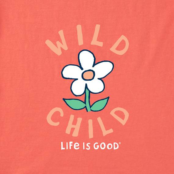 Life is Good Infant Crusher Baby Bodysuit - Wild Child Flower