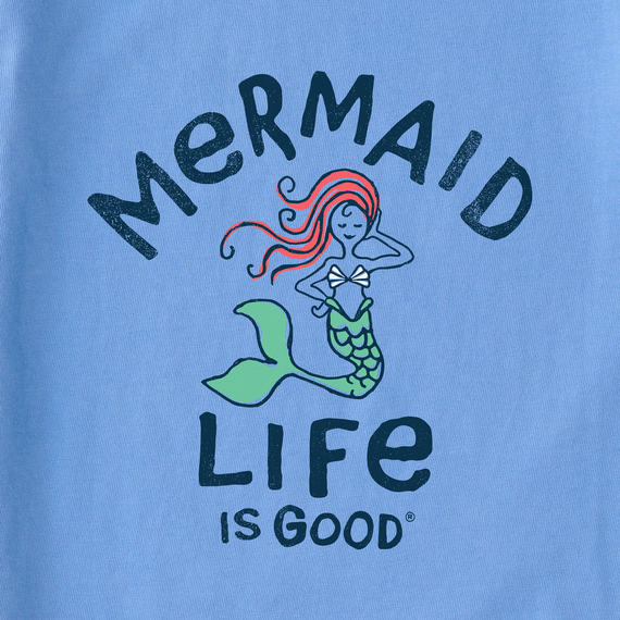 Life is Good Kids' Crusher Tee - Mermaid Life is Good