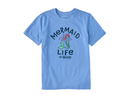 Life is Good Kids' Crusher Tee - Mermaid Life is Good