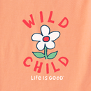 Life is Good Kids' Crusher Tee - Wild Child Flower