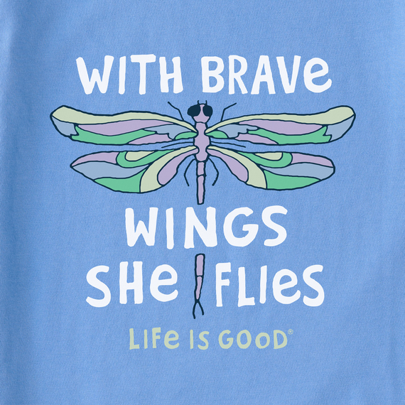 Life is Good Kids' Crusher Tee - Brave Wings