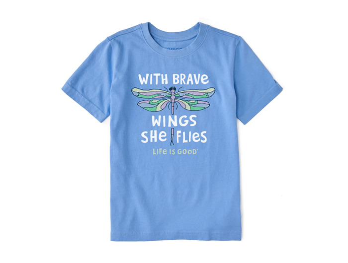 Life is Good Kids' Crusher Tee - Brave Wings