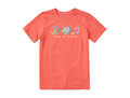 Life is Good Kids' Crusher Tee - Tie Dye Peace Love Music