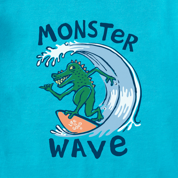 Life is Good Kids' Crusher Tee - Monster Wave