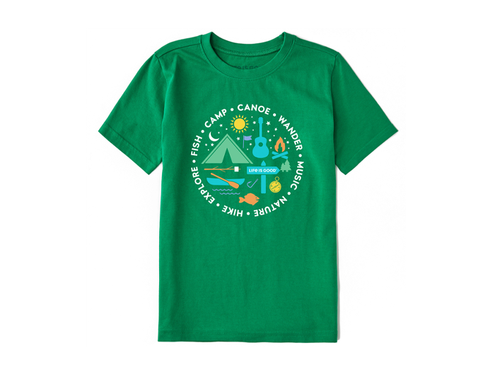 Life is Good Kids' Crusher Tee - All About Camp