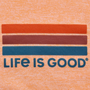 Life is Good Men's Active Hooded Long Sleeve Tee - Retro Palm & Sun