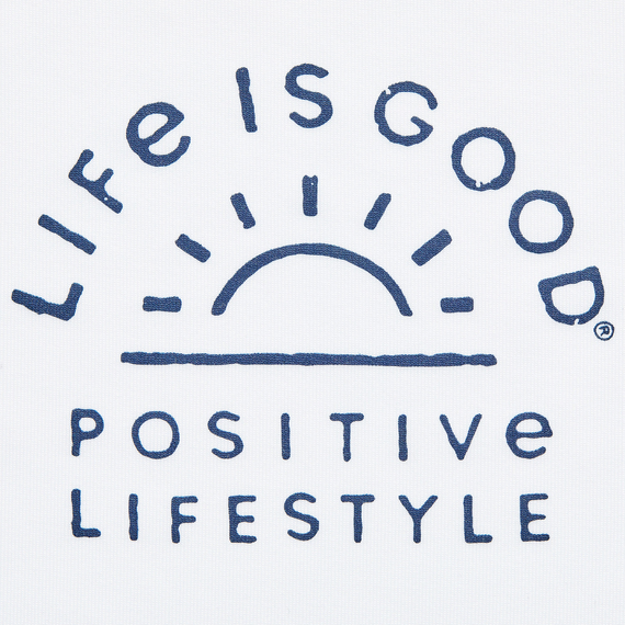 Life is Good Women's Active Tank - Positive Rising Sun LIG