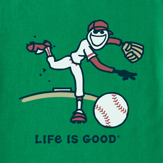 Life is Good Kids' Vintage Crusher Tee - Jake Fastball