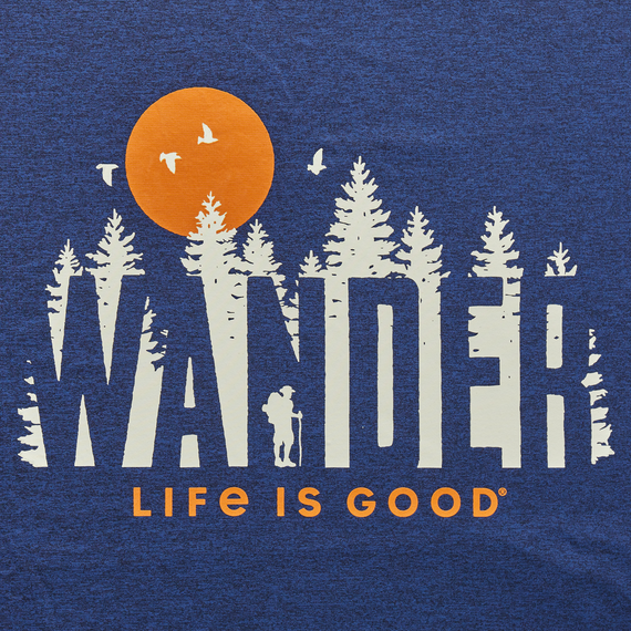 Life is Good Men's Active Tee - Wander Forest