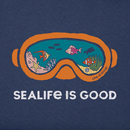 Life is Good Kid's Crusher Tee - Sealife Scuba Mask
