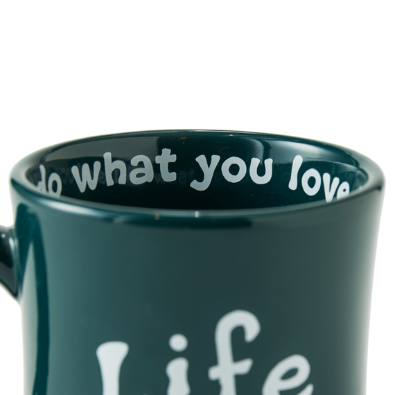 Life is Good Diner Mug - LIG Wordmark Stacked