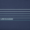 Life is Good Men's Crusher-Flex Crew - Still Sea