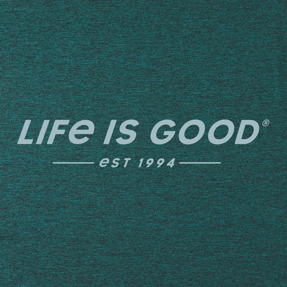 Life is Good Men's Long Sleeve Active Tee - Life is Good in Motion