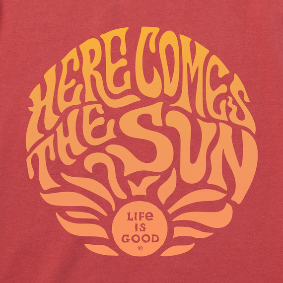 Life is Good Men's Crusher Tee - Trippy Here Comes the Sun