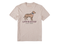 Life is Good Men's Crusher Tee - Stay True Dog