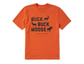 Life is Good Men's Crusher Tee - Buck Buck Moose