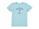 Life is Good Women's Crusher Tee - Talk Dirty to Me Martini