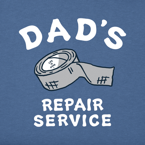 Life is Good Men's Long Sleeve Crusher Tee - Dad's Repair Service