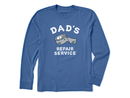 Life is Good Men's Long Sleeve Crusher Tee - Dad's Repair Service