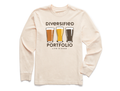 Life is Good Men's Long Sleeve Crusher Tee - Diversified Portfolio Beer