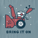 Life is Good Men's Long Sleeve Crusher Tee - Bring It On Snow