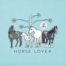 Life is Good Women's Crusher Vee - Horse Lover