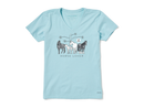 Life is Good Women's Crusher Vee - Horse Lover
