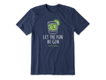 Life is Good Men's Crusher Lite Tee - Let the Fun Be Gin