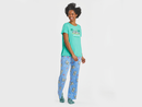 Life is Good Women's Lightweight Sleep Pant - Holiday Camper Flamingo Pattern