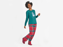 Life is Good Women's Classic Sleep Pant - Holiday Red Plaid
