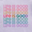 Life is Good Women's Long Sleeve Crusher Tee - LIG Multi-Stack