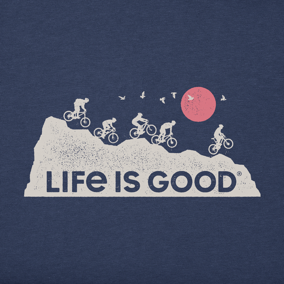 Life is Good Women's Long Sleeve Crusher Tee - Ride On and On