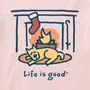 Life is Good Women's Long Sleeve Crusher Lite - Rocket Fireplace