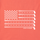 Life Is Good Women's Crusher Lite Vee - Golf Flag