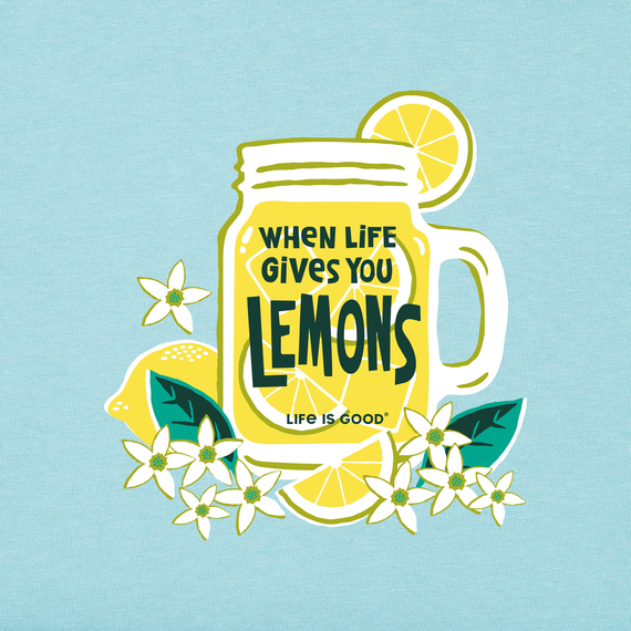 Life Is Good Women's Crusher Lite Vee - Life Gives You Lemons