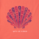 Life Is Good Women's Crusher Lite Vee - Tribal Shell