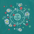 Life is Good Women's Long Sleeve Crusher Lite Vee - Beauty in All Directions