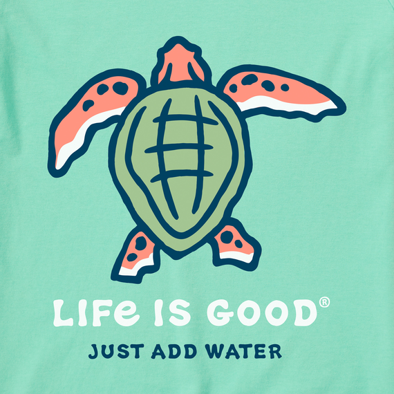 Life is Good Kids' Vintage Crusher Tee - Turtle Just Add Water