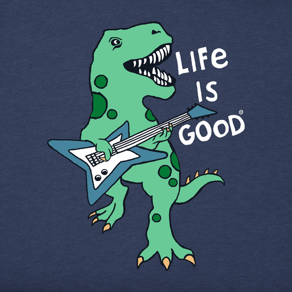 Life is Good Kids' Crusher Tee - Dino Rock