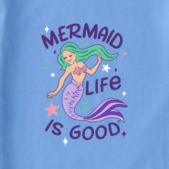Life is Good Kids' Crusher Tee - Life is Good Mermaid