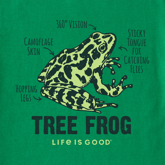 Life is Good Kids' Crusher Tee - Tree Frog