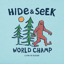 Life is Good Kid's Long Sleeve Crusher Tee - Hide & Seek Champ