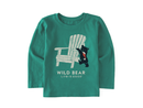 Life is Good Toddler Long Sleeve Crusher Tee - Holiday Adirondack Wild Bear