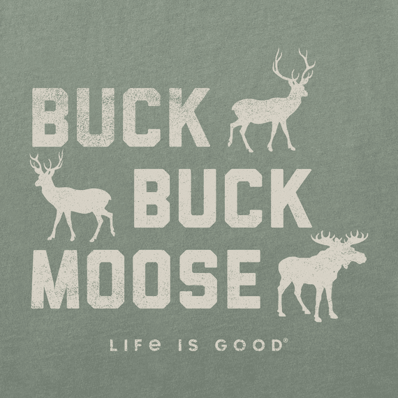 Life is Good Men's Crusher Tee - Buck Buck Moose
