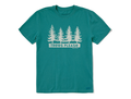 Life is Good Men's Crusher Tee - Trees Please Forest